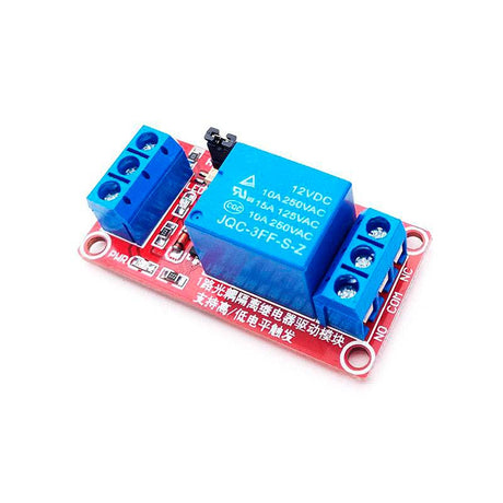 El relé DC12V CONTACT es fácil de usar y se cablea rápidamente. La tensión de control del relé de acoplamiento es de 12 V DC. El contacto conmutado libre de potencial del relé le hace un elemento de conmutación ideal para tu sistema.