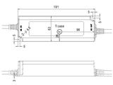 Fuente de alimentación con protección IP67, DC24V/150W/6,24A Mean Well LPV-150-24