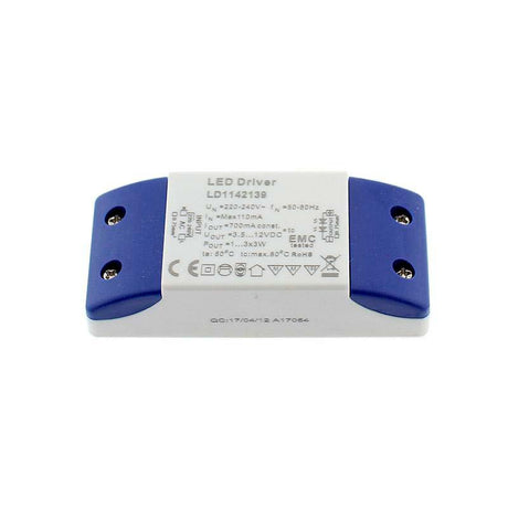 Fuente de alimentación de DC3-11V/(1-3)x3W/700mA, Corriente Constante, para focos led