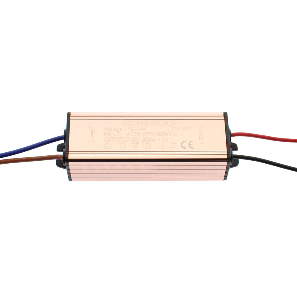 Fuente de alimentación de DC57-96V/19-24W/280mA Corriente Constante, para focos led