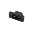 Conector cable C8 IEC 320 C8, AC250V, 2.5A, 2 pines