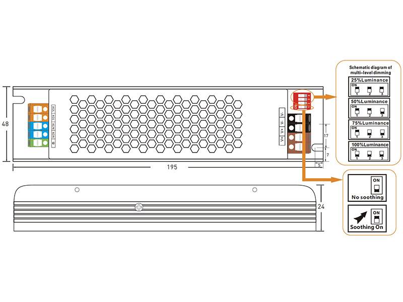 Un nuevo concepto de fuente de alimentación con 4 modos de salida de intensidad, encendido ajustable gradual o instantáneo, conectores rápidos de cables, dimensiones reducidas, refrigeración de la fuente por convección natural y protección contra sobrecargas y sobretensiones.