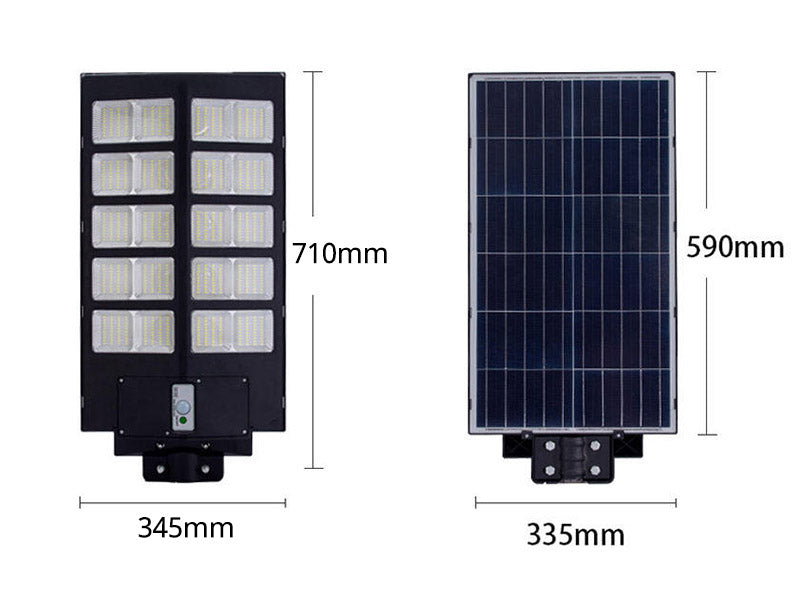 Farola LED que incorpora un sistema de alumbrado autónomo mediante energía solar. Incorpora sensor de luminosidad y movimiento.  Ideal para su instalación donde la red de energía eléctrica no puede llegar. Incluye mando a distancia para su control y configuración.