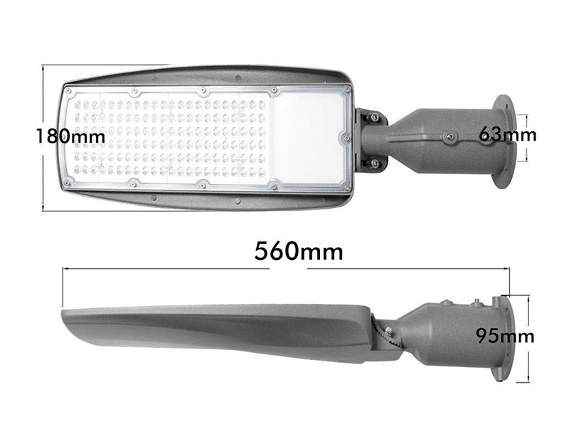 Farola de altas prestaciones LED chip Lumiled de 150lm/w, con fijación horizontal, vertical y orientable, cuerpo de aluminio fundido a presión y PMMA con nuevo diseño para evitar la acumulación de polvo y aves. Equipo de alimentación electrónico, protección IP65 Clase I con protector de sobretensión 4 KV. 