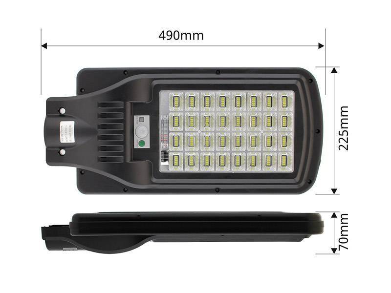 Farola LED que incorpora un sistema de alumbrado autónomo mediante energía solar. Incorpora sensor de luminosidad y movimiento.  Ideal para su instalación donde la red de energía eléctrica no puede llegar. Incluye mando a distancia para su control y configuración.