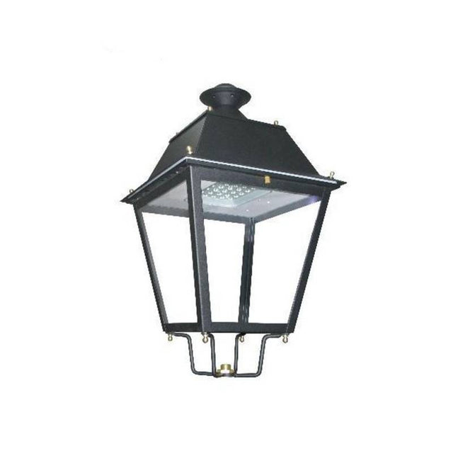 Farola LED villa 40w ideal para adornar cualquier espacio exterior, tiene un diseño elegante y clásico y un bonito acabado en color negro. Su  Modulo de LED tiene una potencia de 40W y está fabricado con un equipo de 40 diodos LEDs SMD3030 2D, Multileds Lumileds.