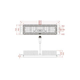 El nuevo módulo óptico PHILIPS LUMILEDS con un rendimiento de 186Lm/W y un ángulo de 60º sirve como recambio de las antiguas bombillas de las farolas tradicionales Villa y Fernandina.