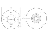 Pieza de recambio o para sustituir otros tipos de reflectores de campana industrial. Ver dimensiones para compatibilidad luminaria.