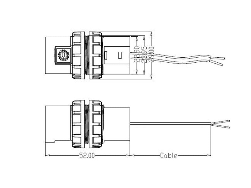 Sensor crepuscular que regula la luz natural (Daylight Regulation, DLR)  para luminarias equipadas con un driver led con entrada de regulación dimmer 1-10V. Reduce gradualmente el flujo de la luminaria cuando el nivel de iluminación sobre el plano de trabajo bajo el sensor está por encima del valor seleccionado. El sensor crepuscular se conecta directamente a la entrada 1-10V del driver led, no necesita de alimentación externa. Es posible regular de forma manual la apertura de luz del sensor a los valores r