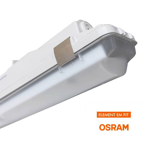 Regleta Estanca LED integrado, la solución perfecta para iluminar cualquier espacio de forma eficiente y duradera. Con potencia seleccionable de 25W a 44W esta regleta cuenta con un OSRAM Driver de alta calidad y un tamaño de 150cm que la hace ideal para cualquier tipo de instalación. Además, su diseño estanco asegura una protección total contra el polvo y la humedad, lo que la convierte en una opción perfecta para espacios de trabajo, almacenes o cualquier ambiente que requiera una iluminación de alto rend