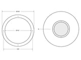 Pieza de recambio o para sustituir otros tipos de reflectores de campana industrial. Ver dimensiones para compatibilidad luminaria.