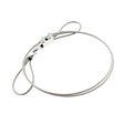 Cable de acero 304 galvanizado de 1000 * Ø 2mm, para instalación de las campanas industriales.