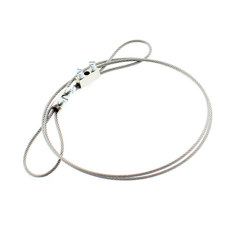 Cable de acero 304 galvanizado de 1000 * Ø 2mm, para instalación de las campanas industriales.