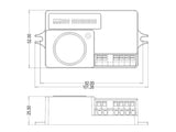 El sensor de Movimiento UFO LED HB con chasis para instalar fácilmente en campanas industriales permite detectar el movimiento a gran altura y controlar la intensidad de la luminaria con entrada 1-10V