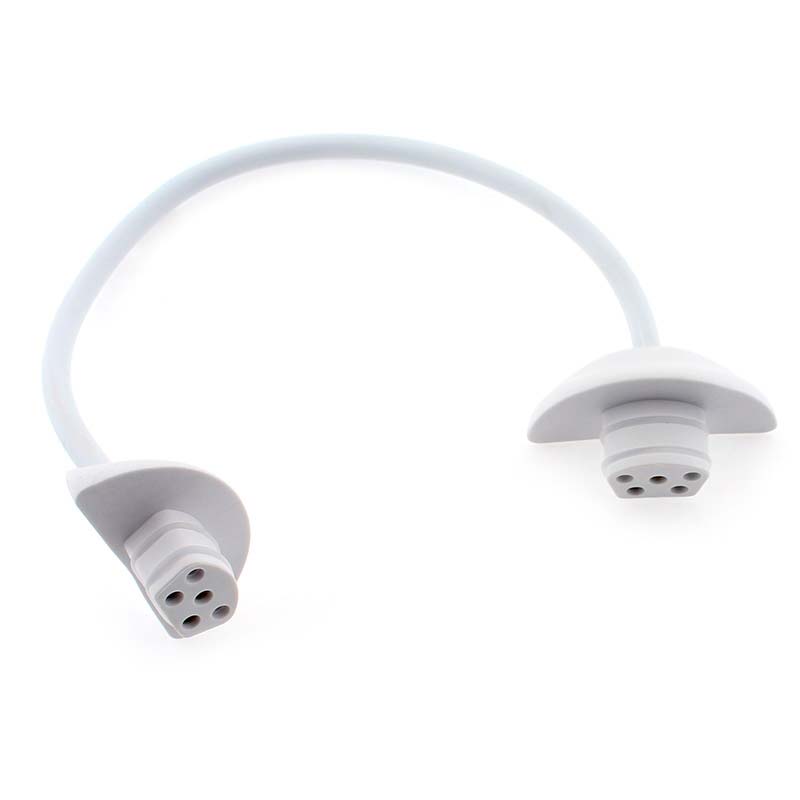 Cable de 30cm con conectores en ambos extremos para conectar dos campanas lineales ERN entre ellas para realizar conexiones en serie.
