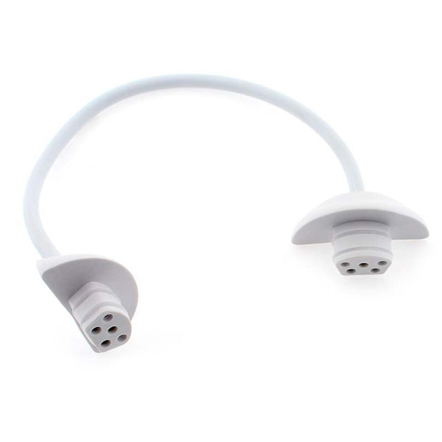 Cable de 30cm con conectores en ambos extremos para conectar dos campanas lineales ERN entre ellas para realizar conexiones en serie.