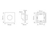 Dimmer de LTECH con tres tipos de regulación 1-10V para la regulación de intensidad de fuentes, driver o balastos con entrada 0/1-10V.