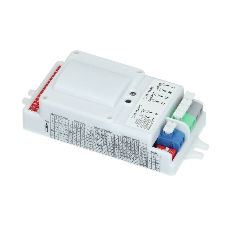 El Sensor de movimiento Merrytek MC083V-RC dispone de una innovadora tecnología de detección con sistema HF de 5.8GHz que permite que el movimiento pueda ser detectado a través de distintos materiales como plástico, vidrio y materiales no metálicos delgados.