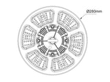 Campana Industrial LED 100W de alta potencia con sistema de alimentación IC DRIVER,  alimenta los diodos LED (encargados de proporcionar la luz) de forma directa sin intervención de componentes pasivos perecederos en el tiempo.