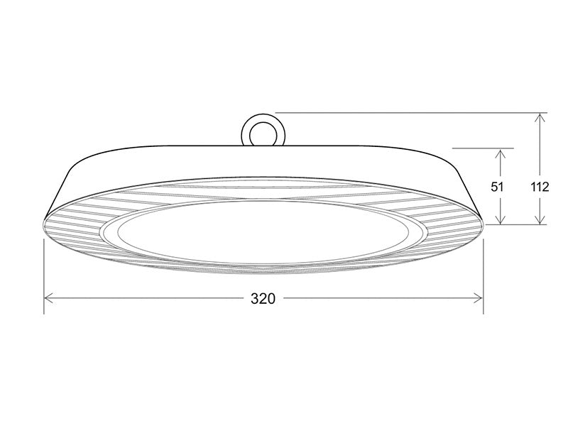 Campana LED industrial UFO Slim con 140lm/w para iluminación industrial profesional y de máxima calidad. Alta potencia y eficiencia, con chip LED OSRAM de alta luminosidad y máxima garantía. Diseñado para talleres, fábricas y almacenes. 5 años de garantía.