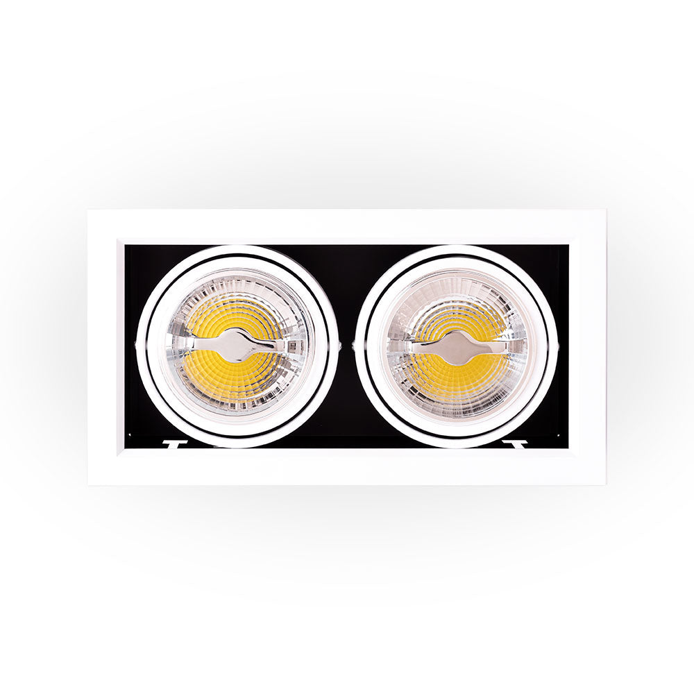 Downlight Cardan LED 2x12W CREE COB  RA►90