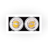 Downlight Cardan LED 2x12W CREE COB  RA►90