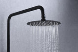Conjunto Ducha Monomando Milos Negro Mate [BDY027/NG]