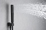 Conjunto Ducha Termostático Empotrado Hidra Negro Mate [GPH035/NG]
