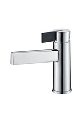 Monomando Lavabo Elba Cromo/Negro [BDA022-1NG]