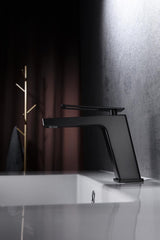 Monomando Lavabo Suecia Negro Mate [BDC032-1NG]