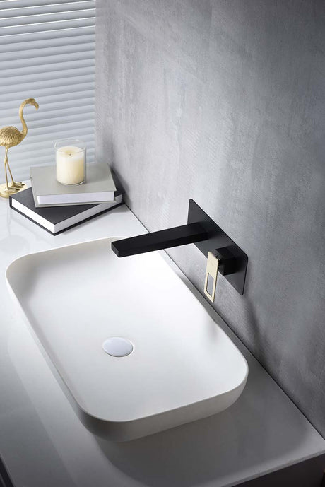 Monomando Empotrado Lavabo Suecia Negro Oro [BDC032-4NGOLD]