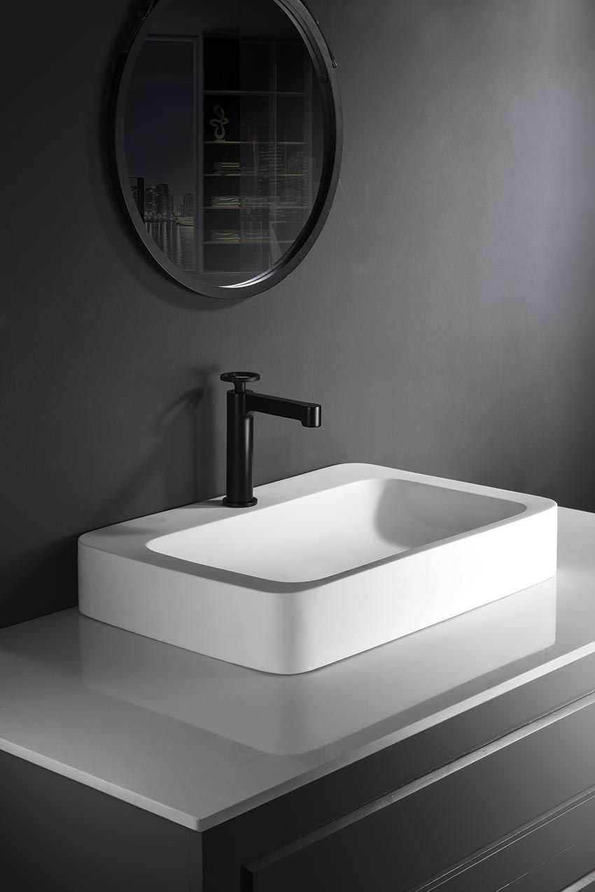 Monomando Lavabo Olimpo Negro [BDC033-1NG]