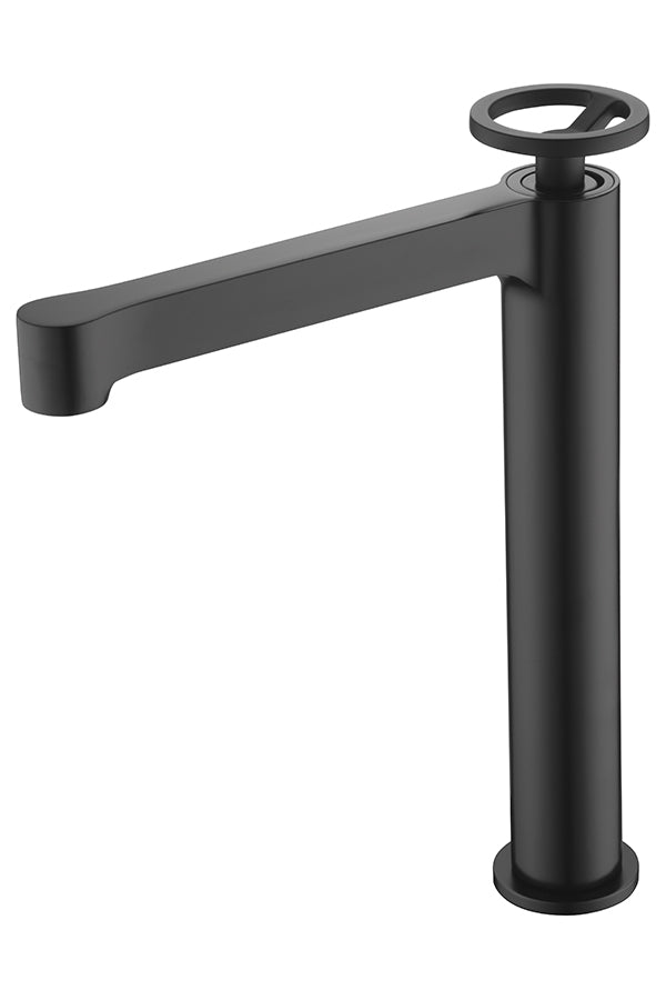 Monomando Lavabo Alto Olimpo Negro Mate [BDC033-3NG]
