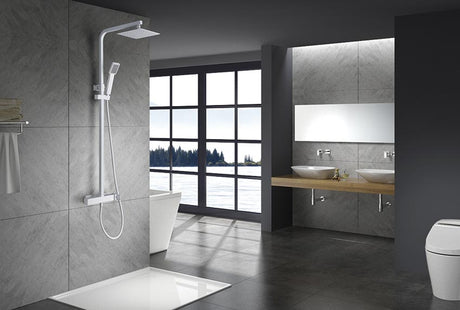 Conjunto Ducha Monomando Fiyi Blanco Mate [BDF016/BL]