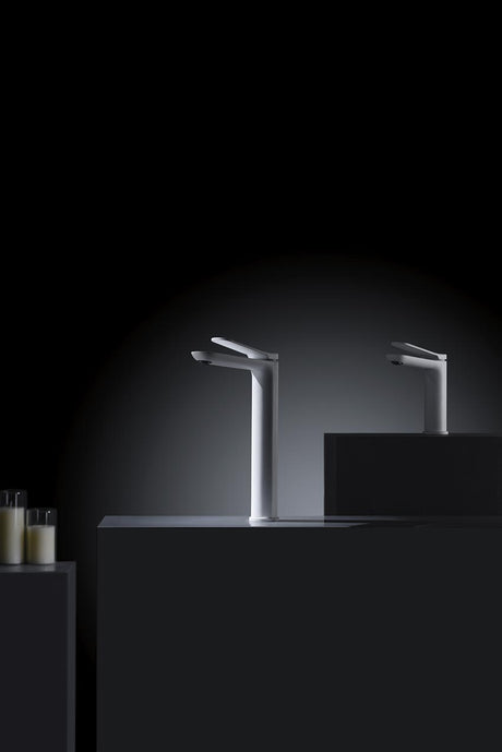 Monomando Lavabo Dinamarca Blanco Mate [BDR031-1BL]