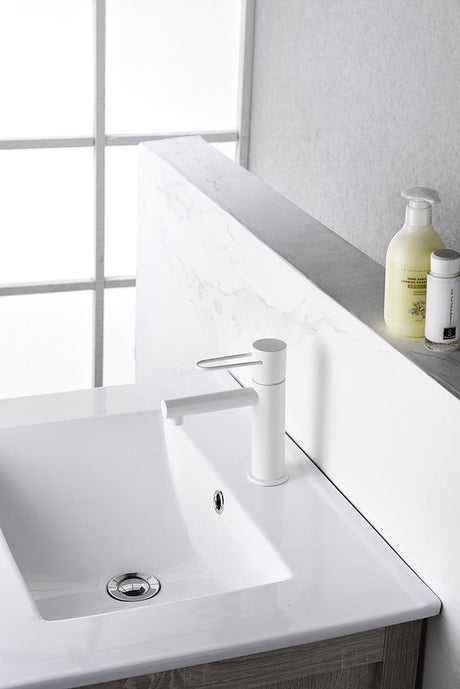 Monomando Lavabo Milos Blanco Mate [BDY027-1BL]