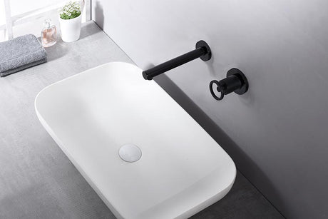 Monomando Empotrado Lavabo Olimpo Negro Mate [GLC033/NG]