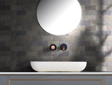 Monomando Empotrado Lavabo Milos Negro Oro Rosa [GLI019/NOR]