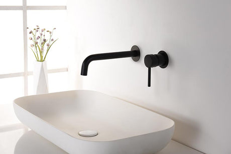 Monomando Empotrado Lavabo Etna Negro Mate [GLT023/NG]