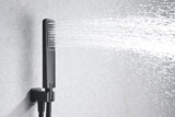 Conjunto Ducha Termostático Empotrado Madeira Negro Mate [GTM021/NG]