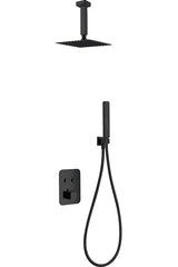 Conjunto Ducha Termostático Empotrado Portugal Negro Mate [GTP022/NG]