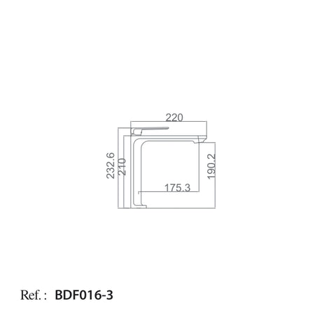 Monomando Lavabo Alto Fiyi [BDF016-3]