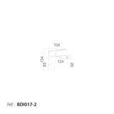 Monomando Bidé Bali [BDI017-2]