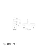 Monomando Kit Ducha Bali [BDI017-5]