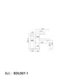 Monomando Lavabo Liverpool [BDL007-1]