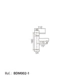 Monomando Lavabo Milán [BDM002-1]