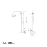 Conjunto Ducha Monomando París [BDP004]