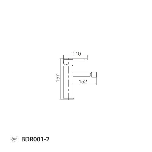 Monomando Bidé Roma [BDR001-2]
