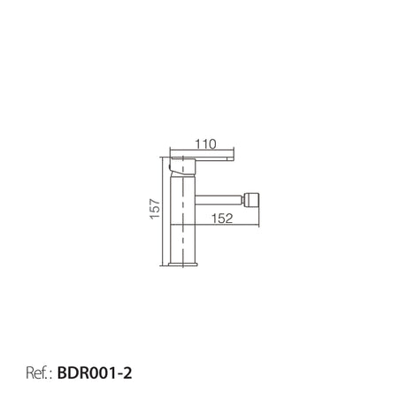 Monomando Bidé Roma [BDR001-2]