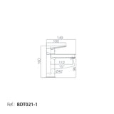 Monomando Lavabo Teide [BDT021-1]